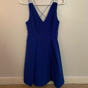 Formal dress : blue : short